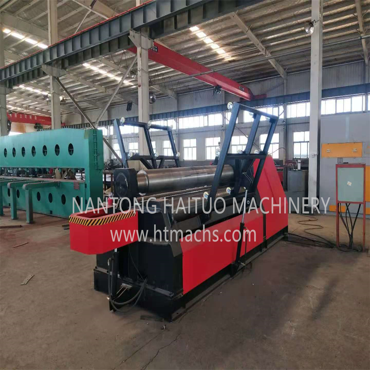 Heavy Duty 4 Roller Stainless Steel Plate Bending Machine from China